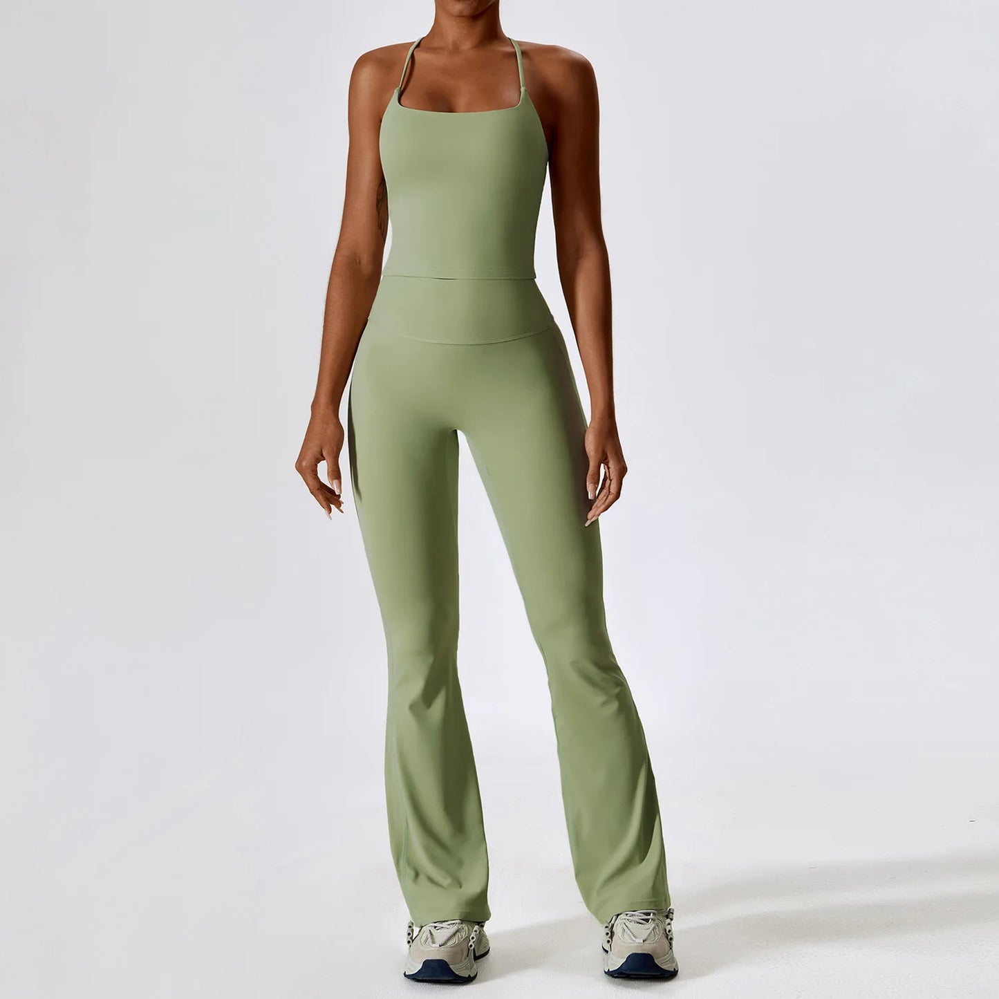 Yoga Set 2PCS Seamless Women Sportswear Workout Clothes Athletic