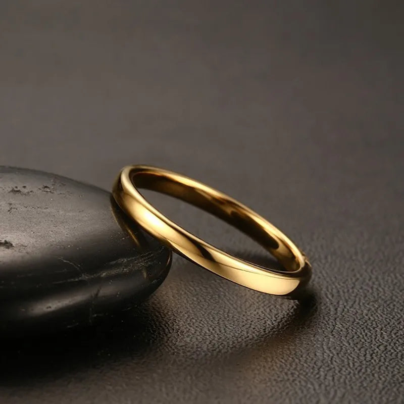 Vnox Anti Scratch Tungsten Wedding Rings for Women