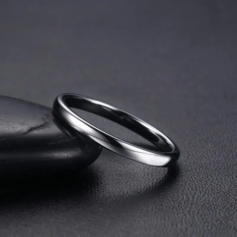 Vnox Anti Scratch Tungsten Wedding Rings for Women