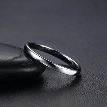 Vnox Anti Scratch Tungsten Wedding Rings for Women