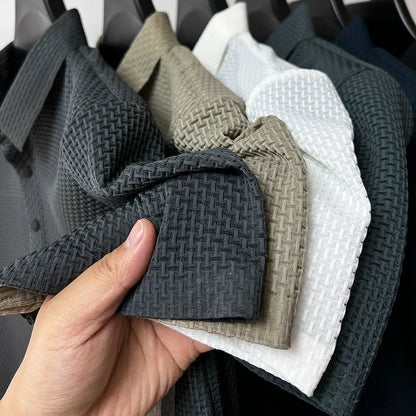 Business Casual Sweat-absorbing Top Brand Clothes Summer New Men's Short