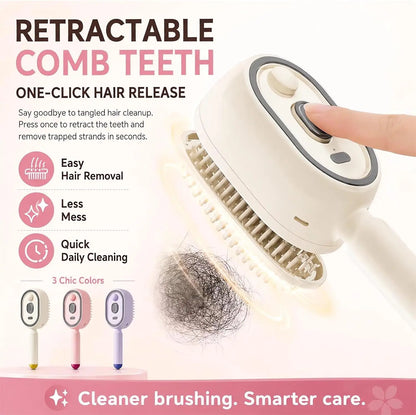 Multifunctional Massage Comb,Electric Spray for Women