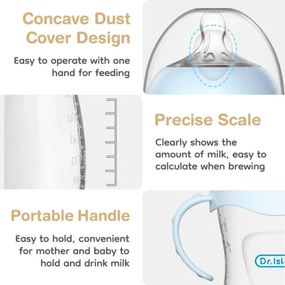 Baby PP Bottle 150/240/330ML Newborn Baby Bottle with Handle Milk