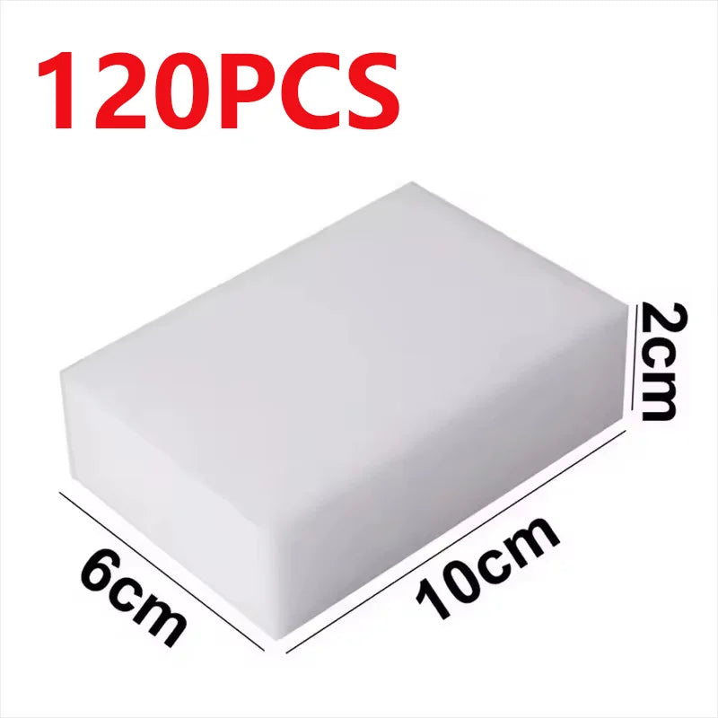 50/100Pcs Magic Sponge Cleaner Melamine Foam Scrubber for Kitchen Bathroom