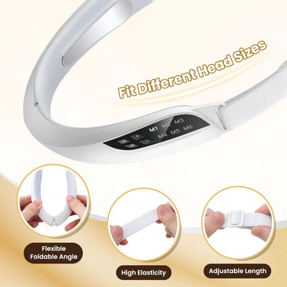 6 Mode 8 Level Vibration Facial Massager for Face Care & Contouring USB Rechargeable