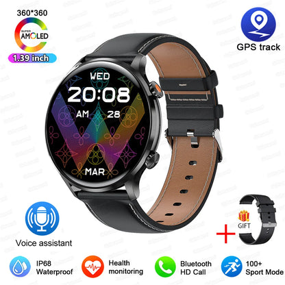 2026 New Smartwatch Women AMOLED HD Screen Always On Display Bluetoothe