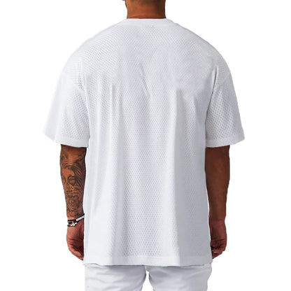 Oversized Loose Men's Casual Sport T-Shirt Gym Bodybuilding Fitness