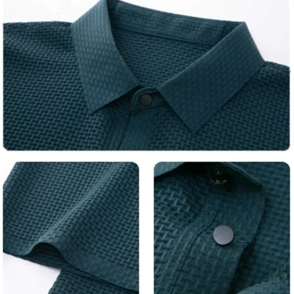 Business Casual Sweat-absorbing Top Brand Clothes Summer New Men's Short