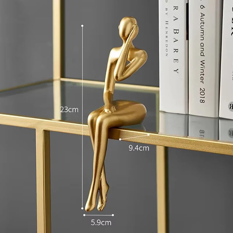 Light Luxury Human Body Art Ornament Decorate Abstract