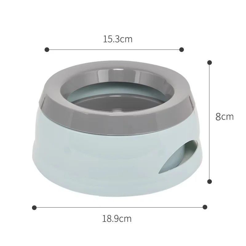 Anti Spill Pet Water Bowl Non Slip Splash Proof Dog