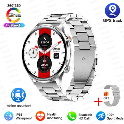 2026 New Smartwatch Women AMOLED HD Screen Always On Display Bluetoothe