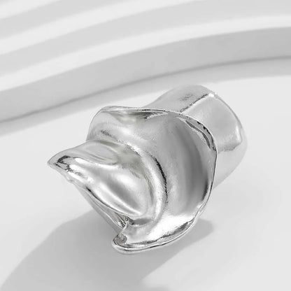 Fashion Metal Irregular Twisted Rings for Women
