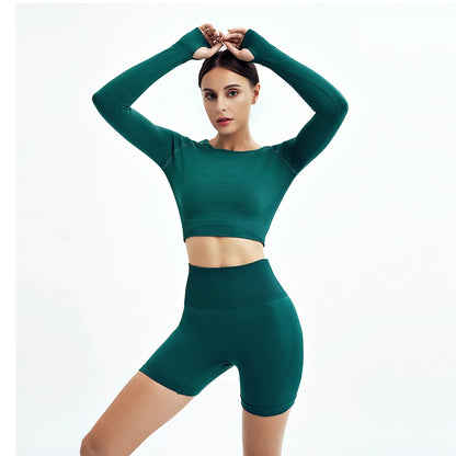 WAREBALL 2/3/4pcs Seamless Yoga Set Gym Clothes Sportswear Yoga