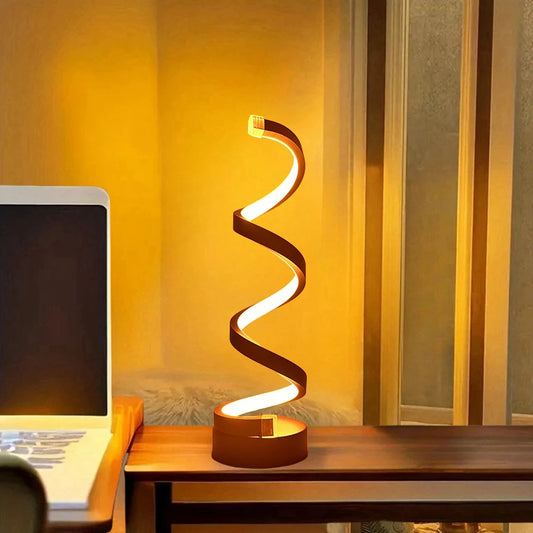 1pcs bedroom bedside lamp - 3-way dimmable touch light USB power supply