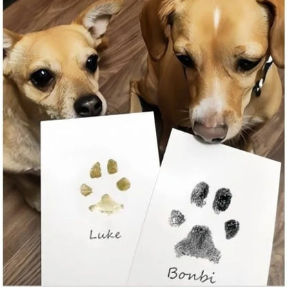 Inkless Cat Dog Paw Print Kit Pad Safe Non-toxic Baby Handprint