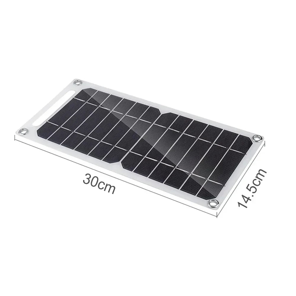 SOECOPO 30W Lightweight Flexible Solar Panel Kit, Free Mini Solar Regulator,