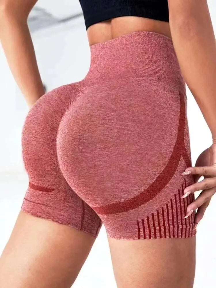 Women Yoga Shorts High Waist Workout Shorts Fitness Yoga Lift Butt Fitness