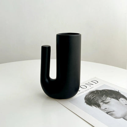 Livetai Wabi-Sabi Ceramic Abstract Sculpture,Handmade Irregular Decorative
