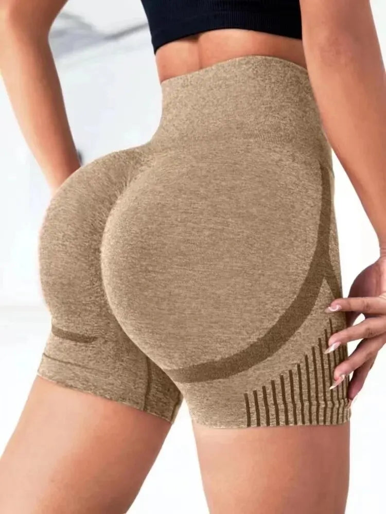 Women Yoga Shorts High Waist Workout Shorts Fitness Yoga Lift Butt Fitness