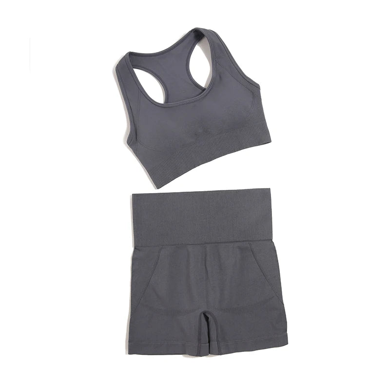 WAREBALL 2/3/4pcs Seamless Yoga Set Gym Clothes Sportswear Yoga
