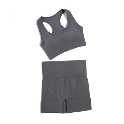 WAREBALL 2/3/4pcs Seamless Yoga Set Gym Clothes Sportswear Yoga
