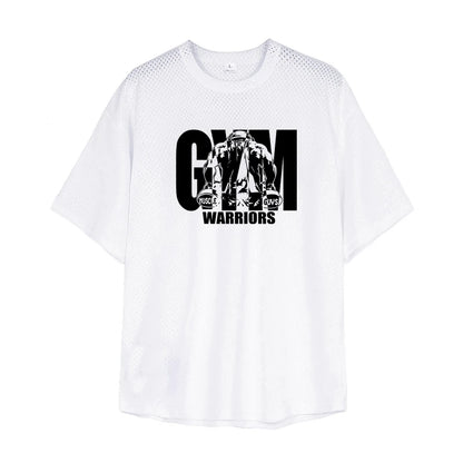 Oversized Loose Men's Casual Sport T-Shirt Gym Bodybuilding Fitness
