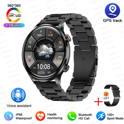 2026 New Smartwatch Women AMOLED HD Screen Always On Display Bluetoothe