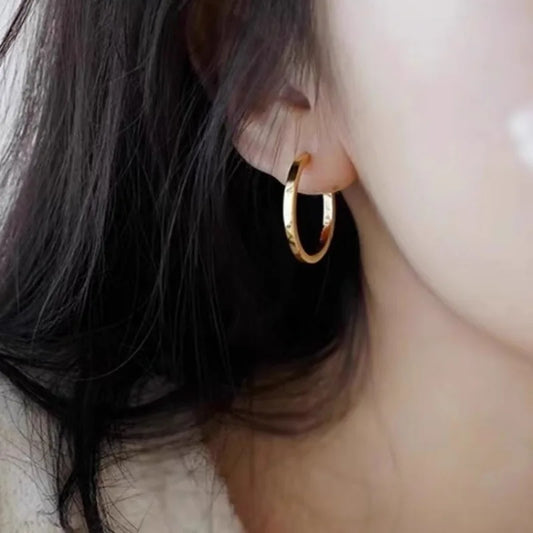 New Fashion Classics Simple Big Round Hoop Earrings  New Arrival