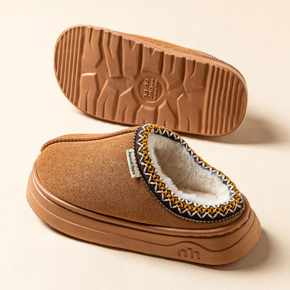 Winter Anti-slip Women's Soft Slipper Boots Fashion Couples