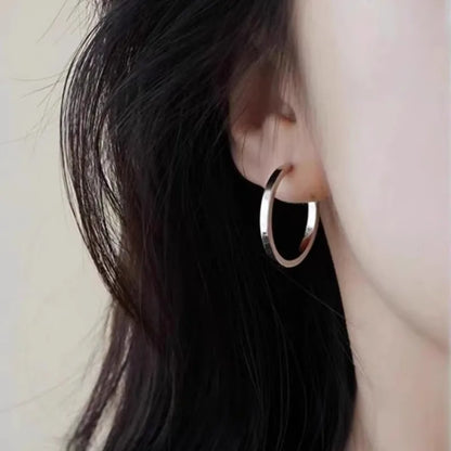 New Fashion Classics Simple Big Round Hoop Earrings  New Arrival