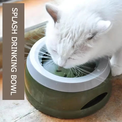 Anti Spill Pet Water Bowl Non Slip Splash Proof Dog