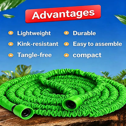 30M/100FT expandable water pipe, magic flexible water pipe with 7 spray modes