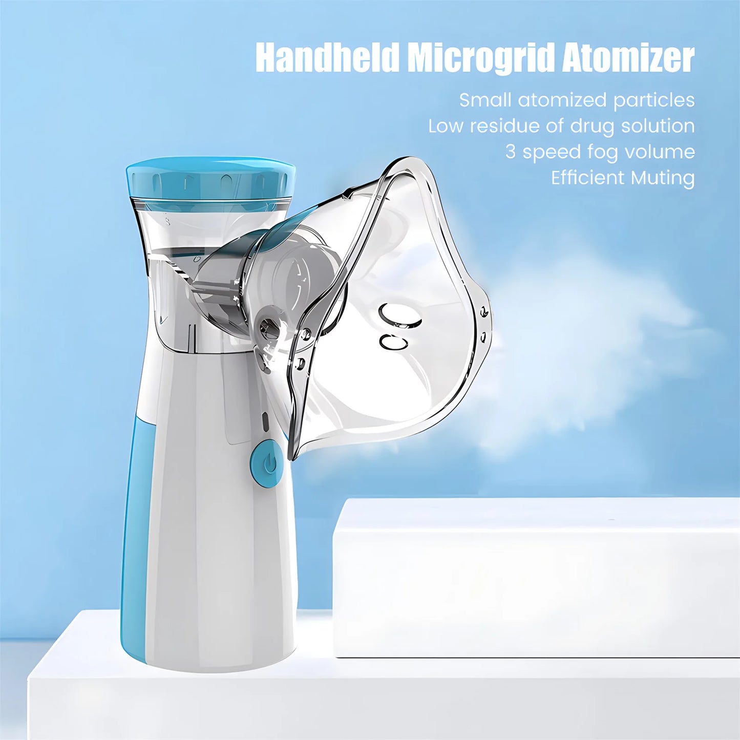 Mini Medical Nebulizer Handheld Nebulizers Ultrasonic Atomizers Portable
