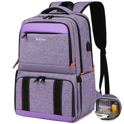 Lunch Backpack Insulated Cooler Picnic Bag Multifunctional
