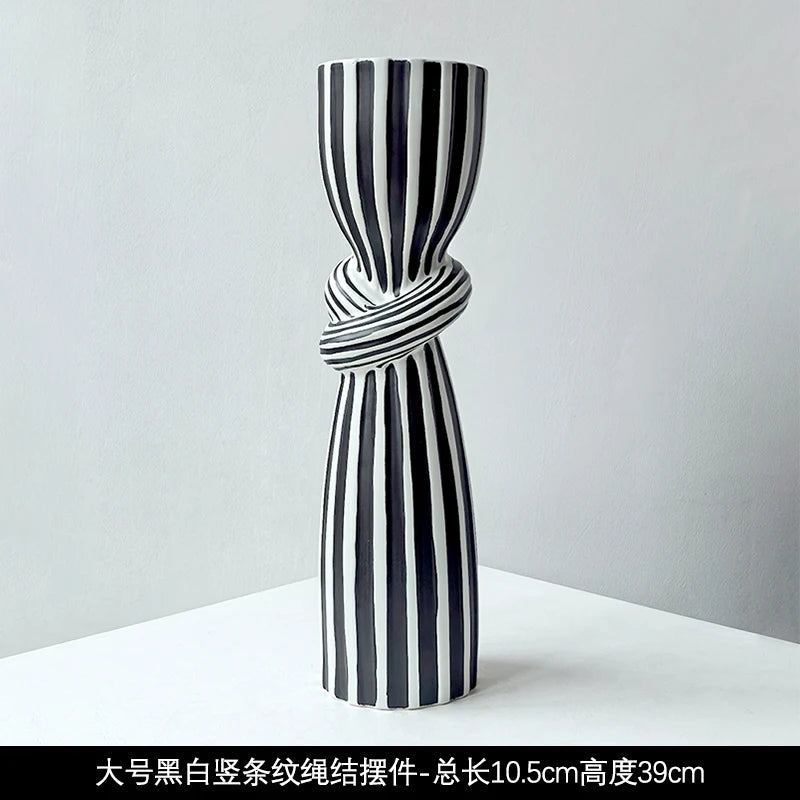 Livetai Wabi-Sabi Ceramic Abstract Sculpture,Handmade Irregular Decorative