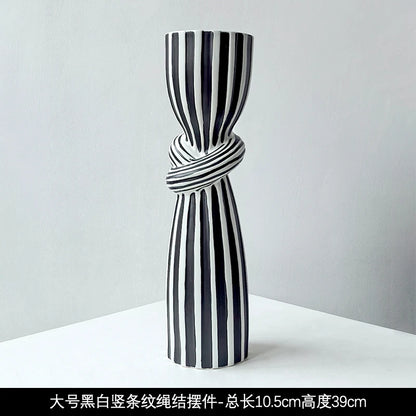 Livetai Wabi-Sabi Ceramic Abstract Sculpture,Handmade Irregular Decorative