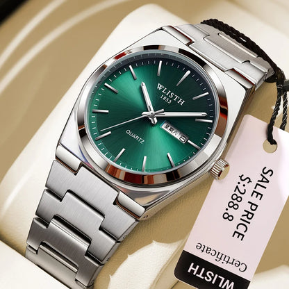bennstore Man Watch Quartz Watch Luxury Waterproof Luminous