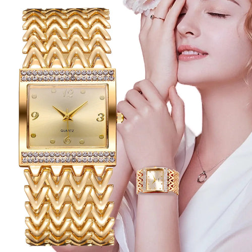 Luxury Golds Ladies Bracelet Watch  for women fashion
