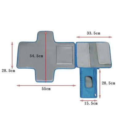 Portable Diaper Changing Pad Portable Baby Changing Pad with Pockets Waterproof