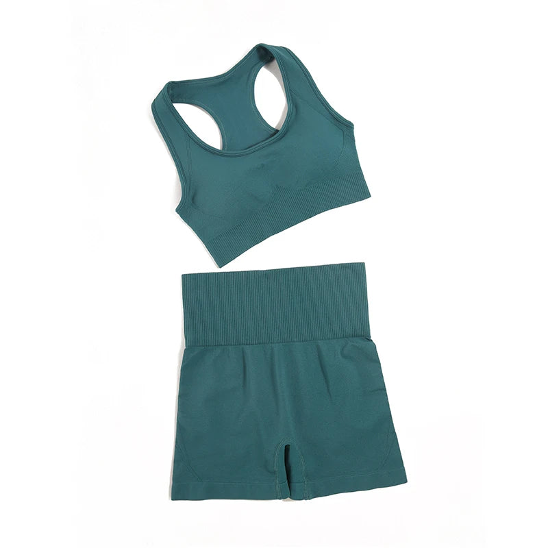 WAREBALL 2/3/4pcs Seamless Yoga Set Gym Clothes Sportswear Yoga