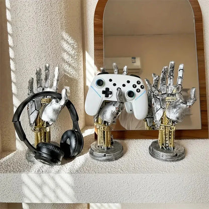 Futuristic Sci-fi Style Robotic Arm Decoration Gamepad Holder Boy Desk Cool