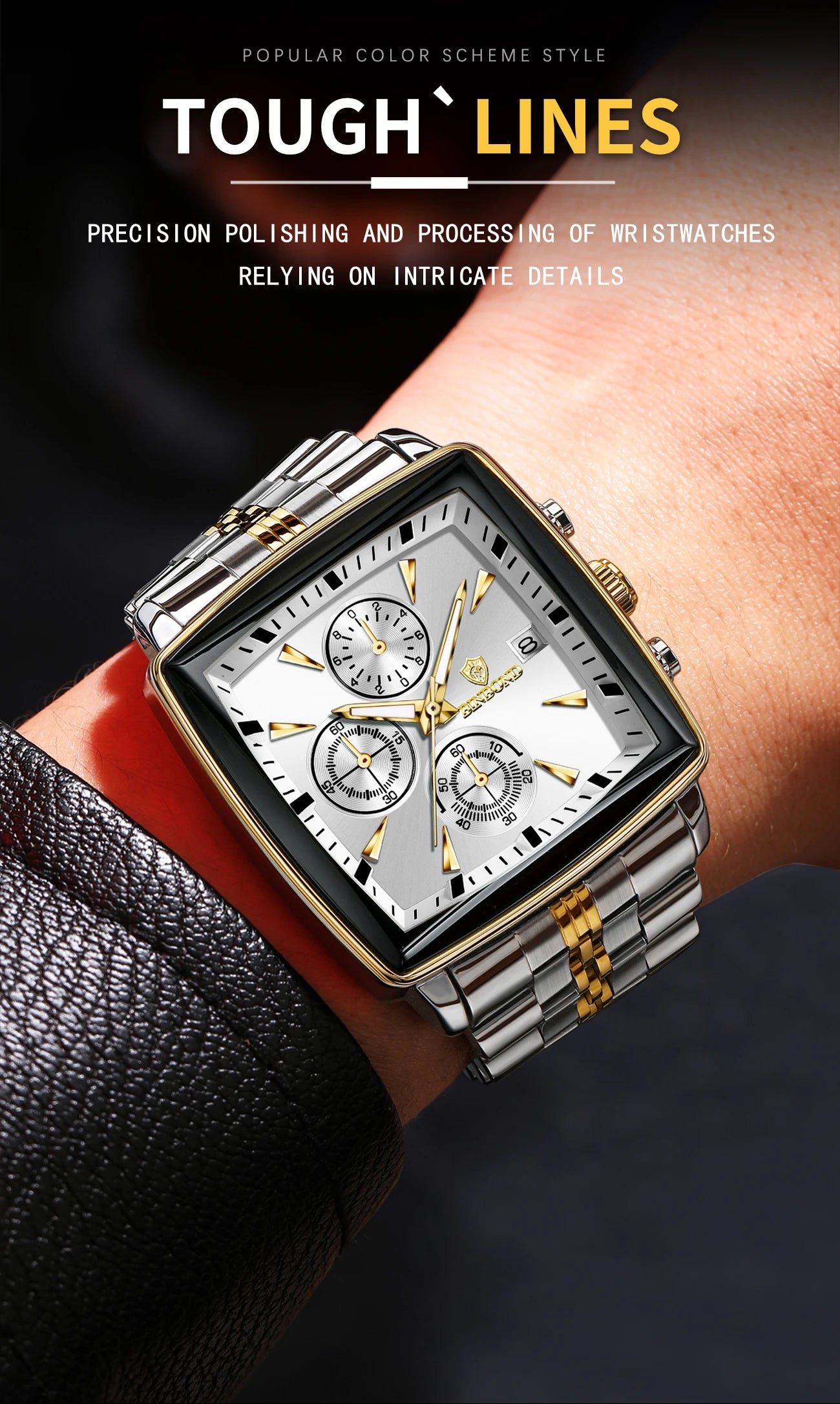 Bennstore BINBOND Luxury quartz watches for men