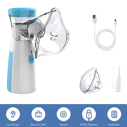 Mini Medical Nebulizer Handheld Nebulizers Ultrasonic Atomizers Portable