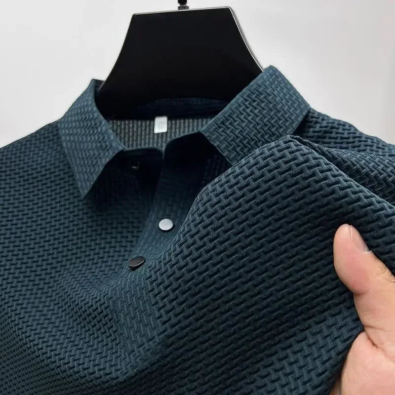 Business Casual Sweat-absorbing Top Brand Clothes Summer New Men's Short