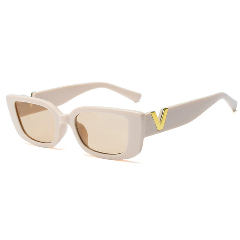 Fashion Rectangle Sunglasses Women Luxury Brand Vintage