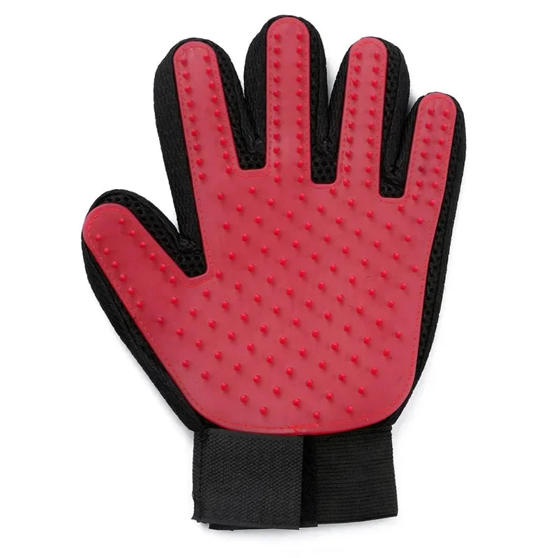 Silicone Pet Grooming Gloves Cats Hair Brush and Comb Gloves to Bathe Dogs Cleaning