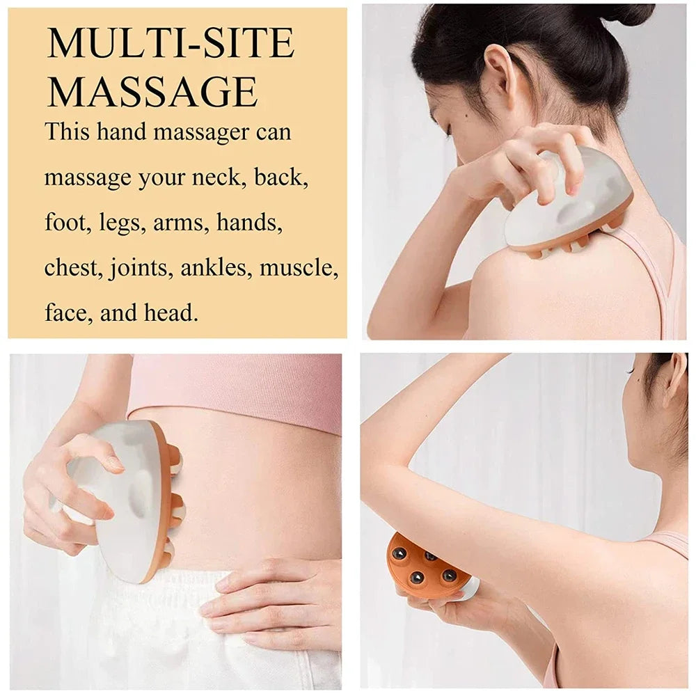 7-Bead Body Ball Roller Massager Professional Anti Cellulite Muscle