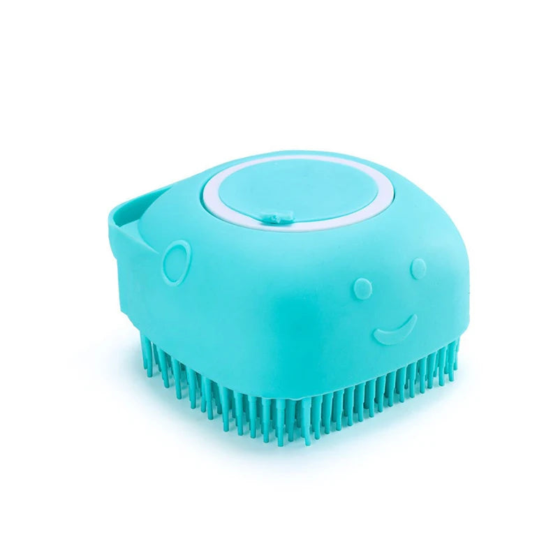 Bath Massage Brush Bathroom Multifunctional Puppy Big Dog Cat Soft Safety Silicone