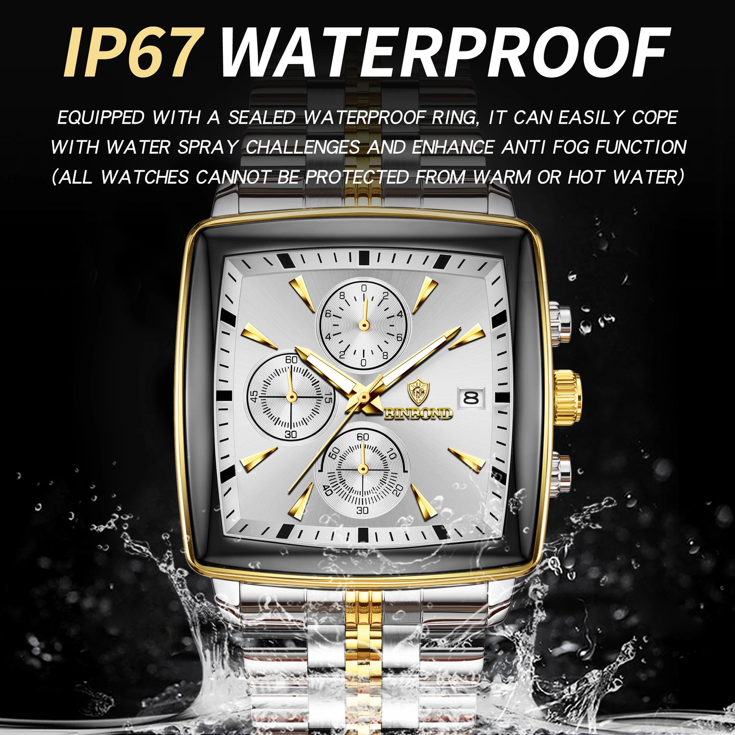 Bennstore BINBOND Luxury quartz watches for men