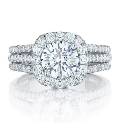 Trendy Women Rings with Brilliant Cubic Zirconia Luxury